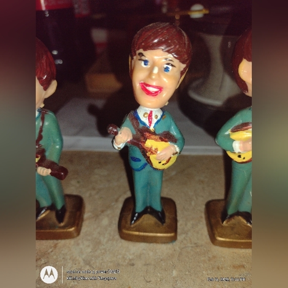 BEATLES BOBBLE HEAD 4" FIGURES MADE IN HONG KONG 1960'S - Picture 11 of 13